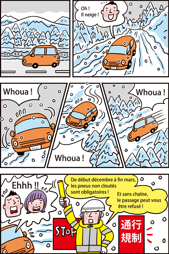 Attention à la conduite en hiver